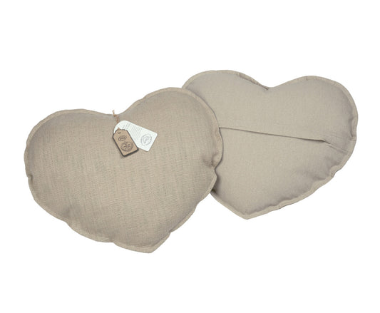 Cuscino a Cuore beige